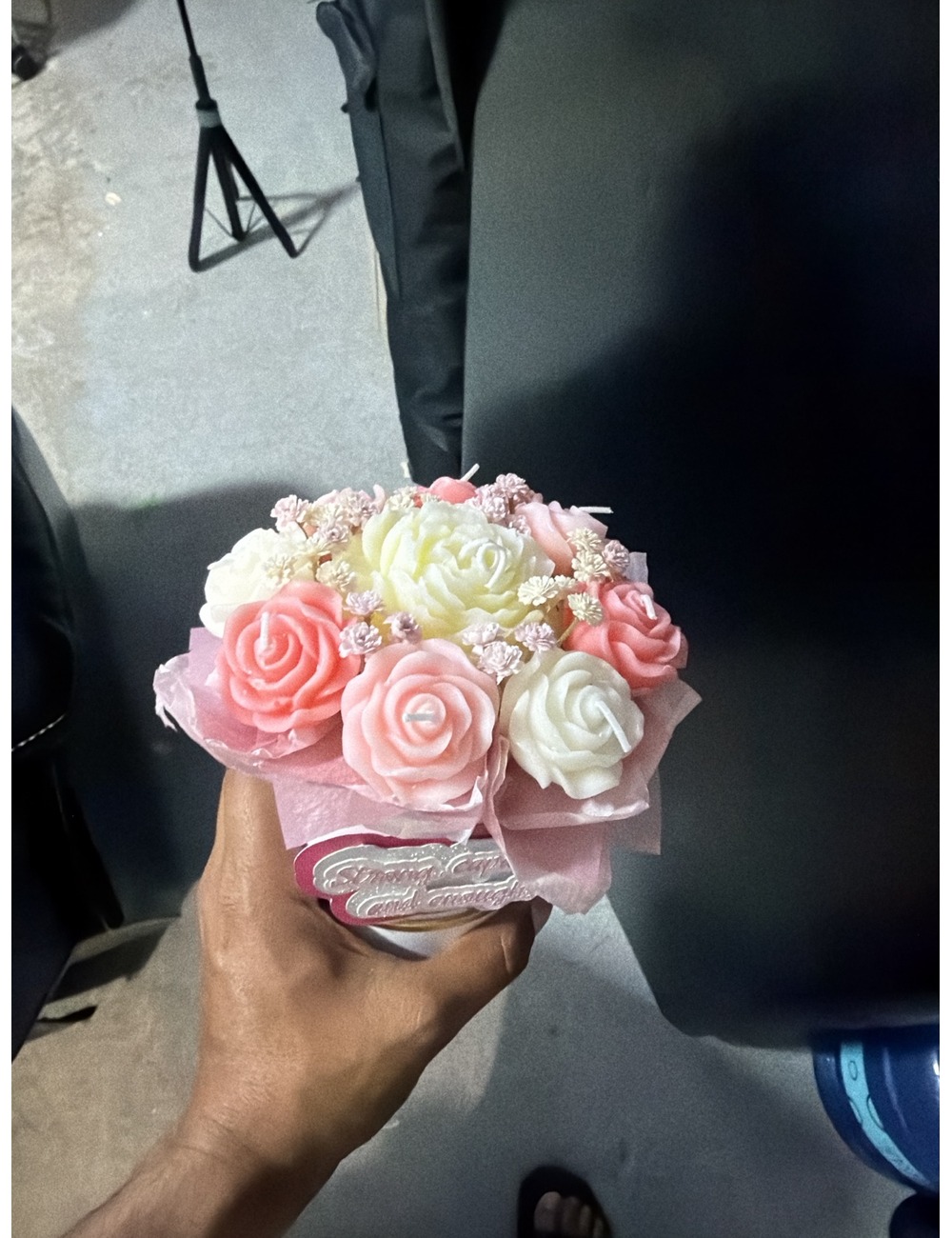 Mini arreglo de rosas eternas