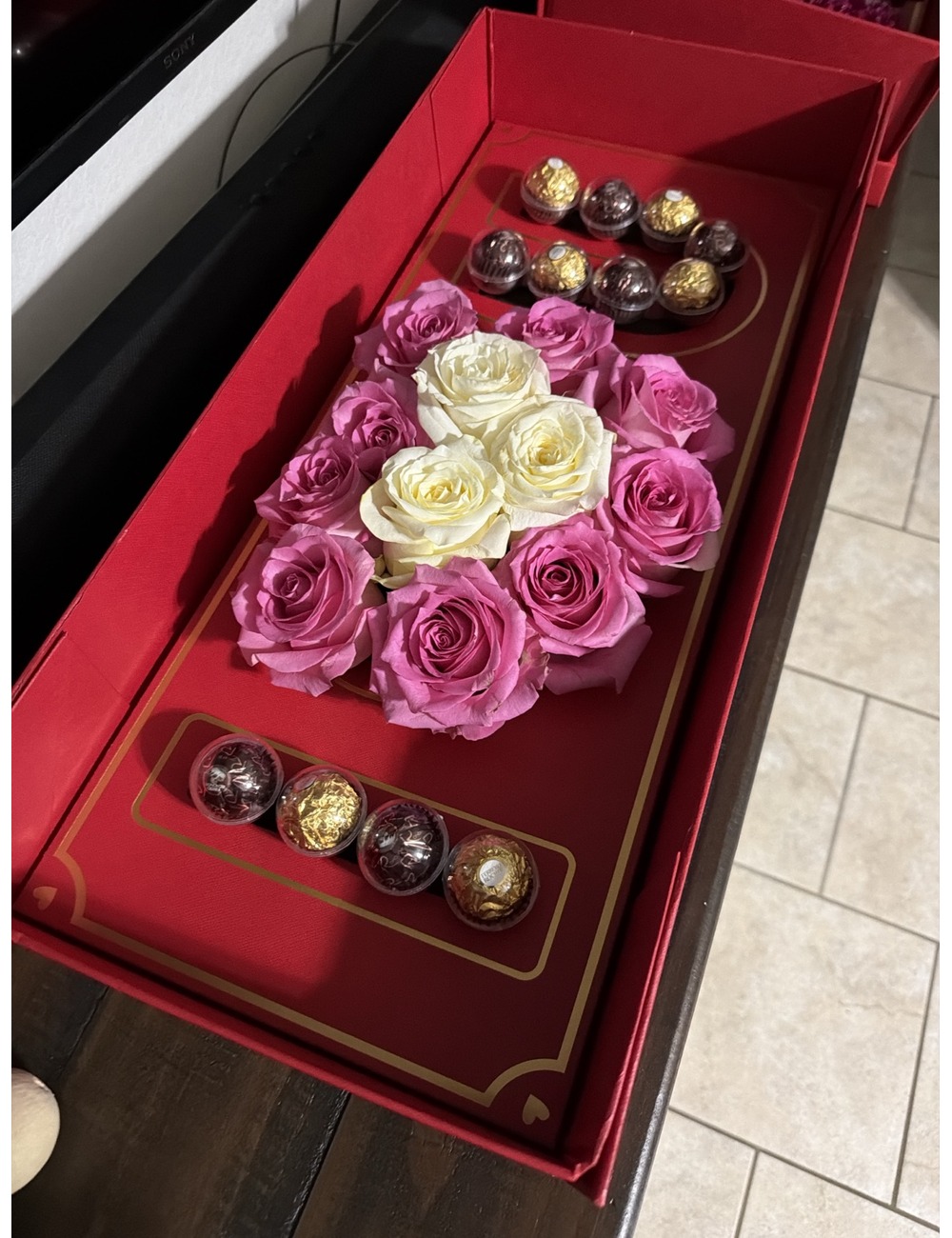 Arreglo floral romántico realizado por POP