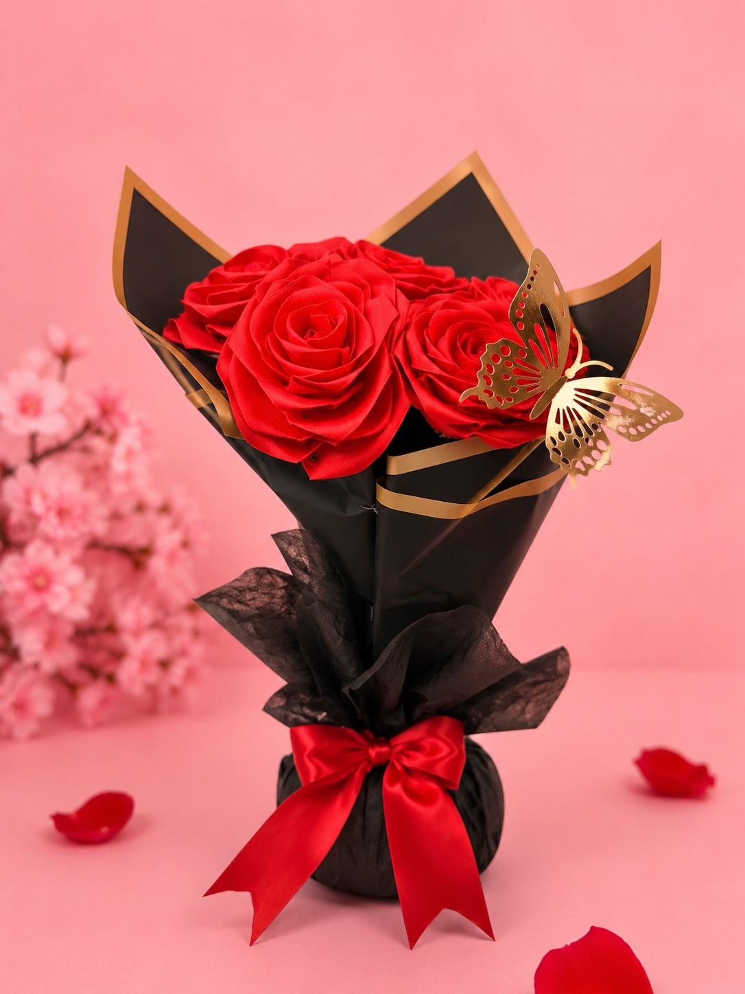 Ramo de rosas eternas realizado por POP