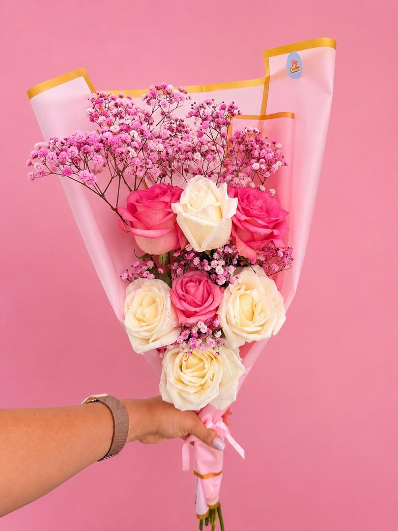 Arreglo de flores naturales realizado por POP